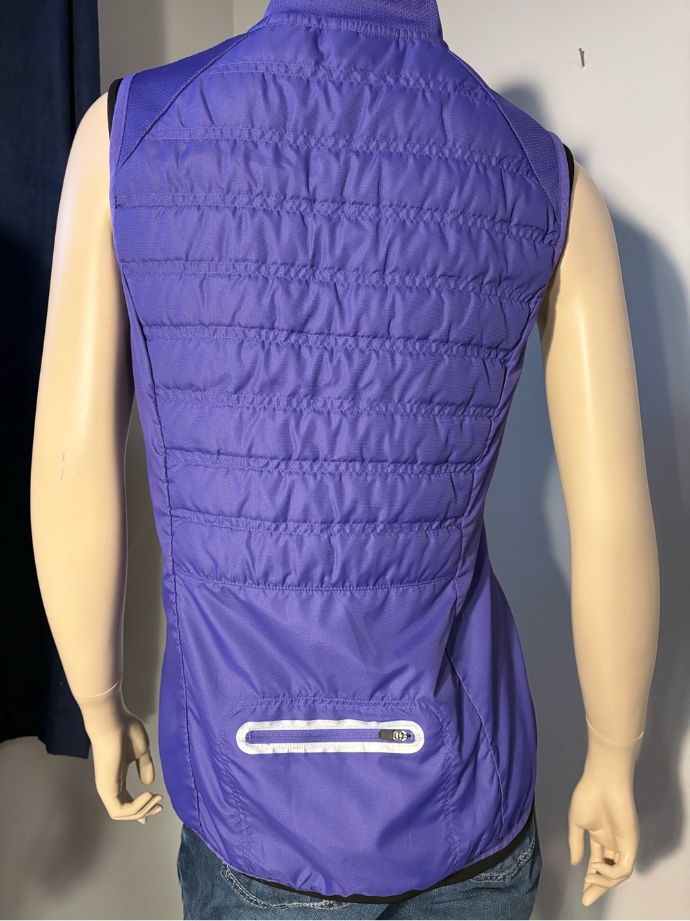 RBX Purple Quilted Lightweight Athletic Vest women’s Sz M, fits smaller. - Picture 3 of 11